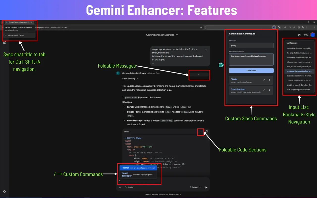Gemini Enhancer preview 2