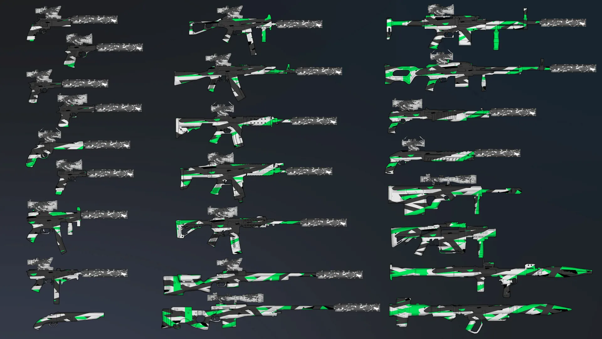 2D Weapons Pack preview 2