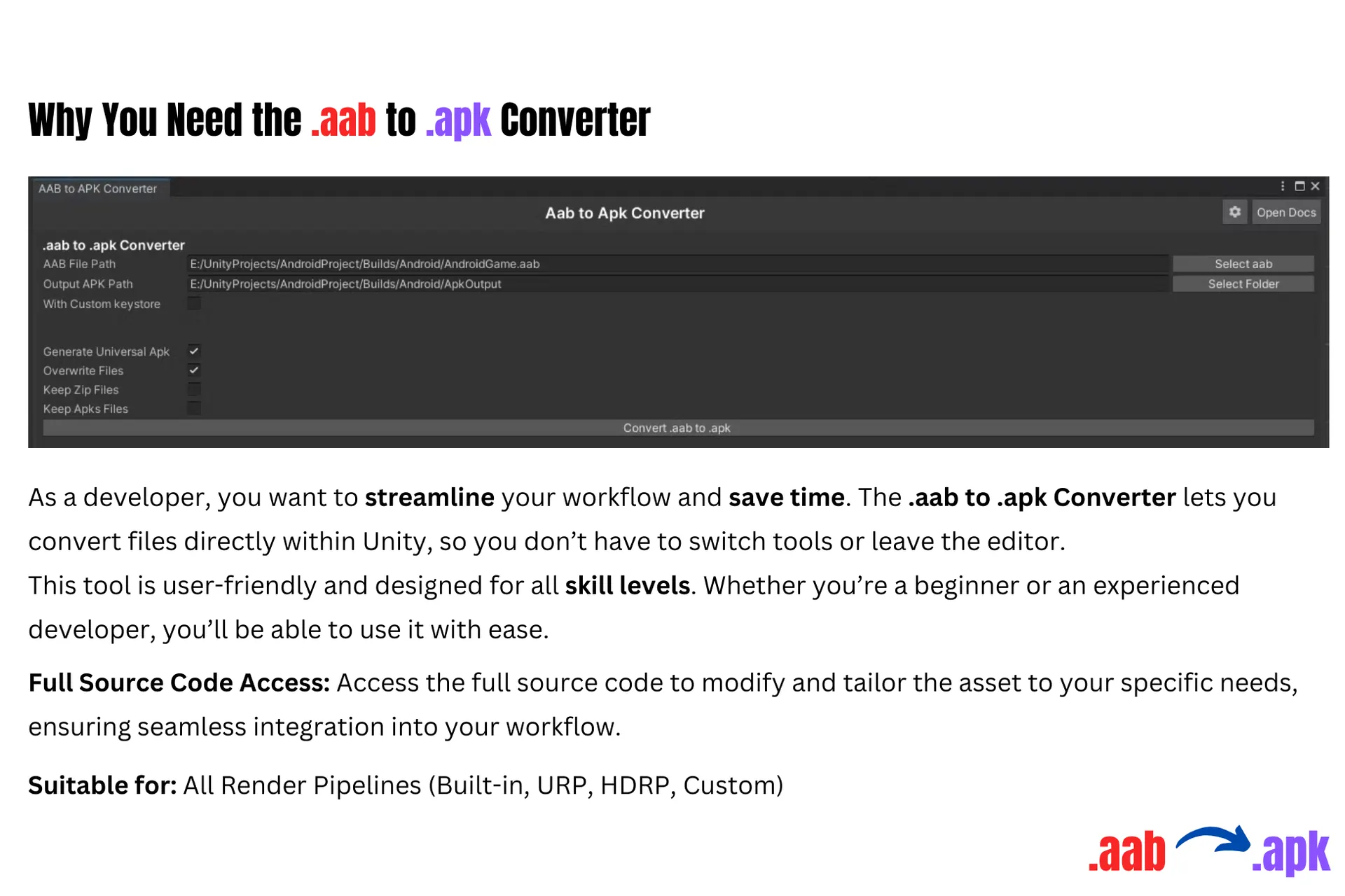 AAB to APK Converter preview 1
