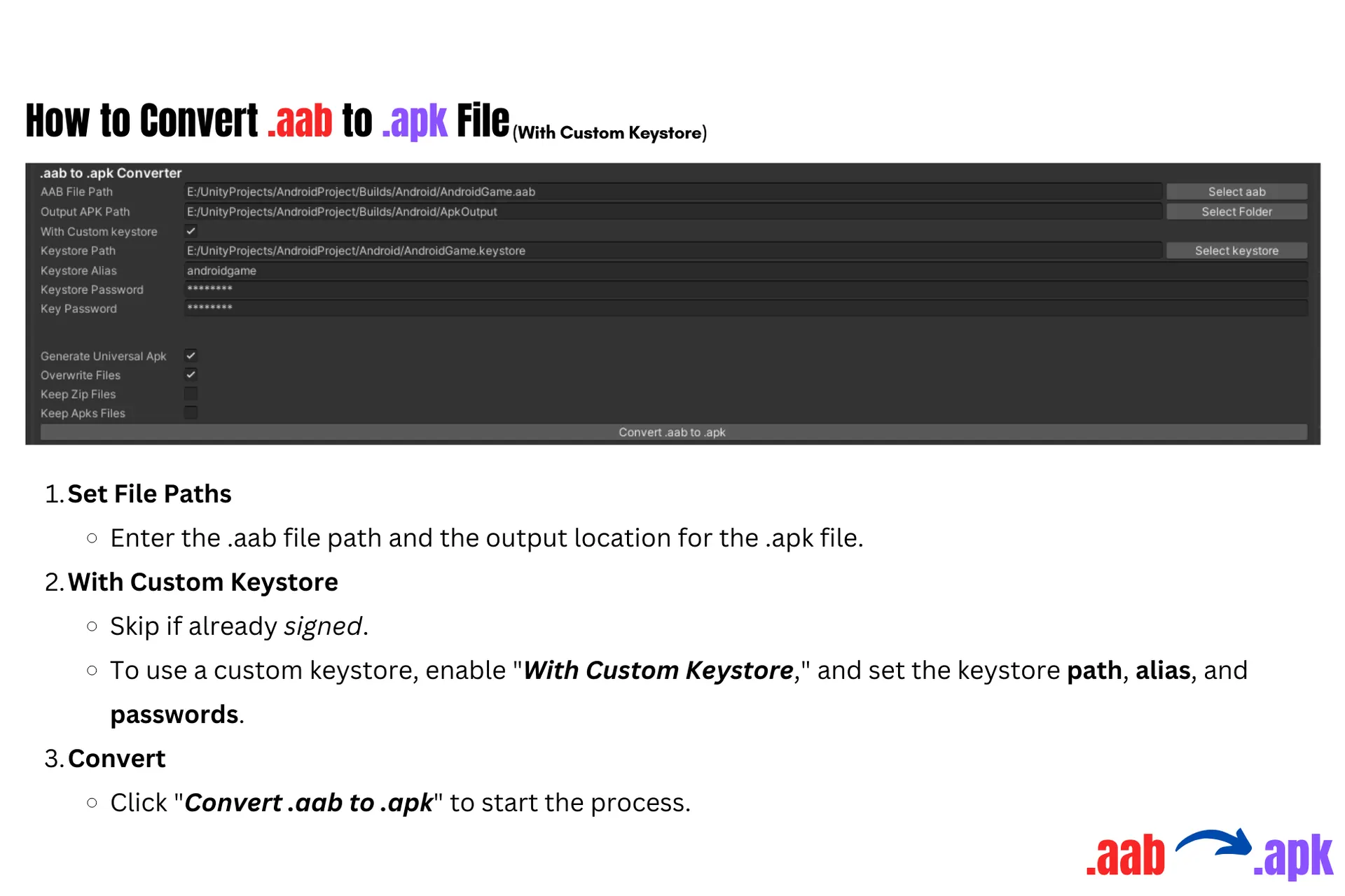 AAB to APK Converter preview 4